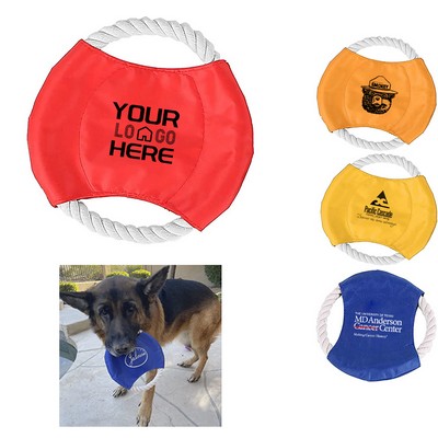 7" Diameter Polyester Flyer for Dog